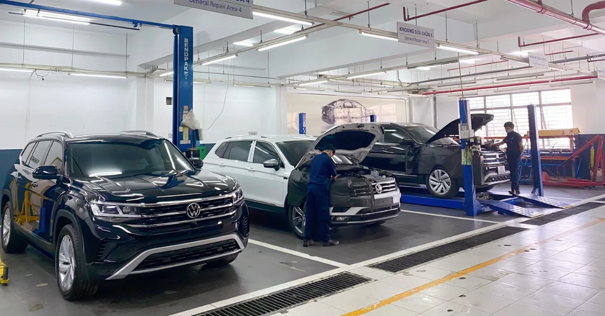 Xưởng dịch vụ Volkswagen Quận 2 - Thảo Điền được trang bị máy móc hiện đại